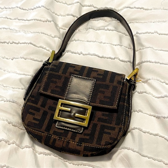 Fendi Handbags - Rare Fendi Mini Baguette Bag